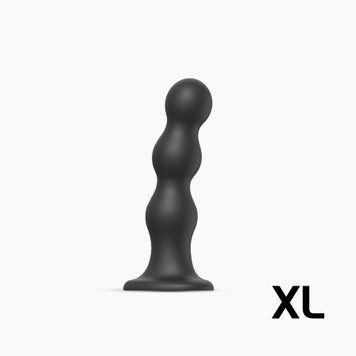 Насадка для страпона Strap-On-Me Dildo Plug Balls Black XL SO8996