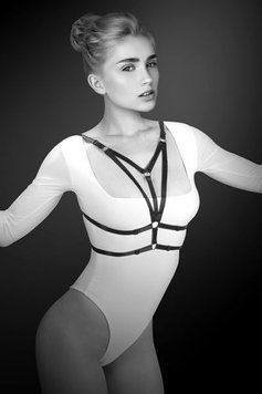 Портупея на груди Bijoux Pour Toi - LAURA, еластичний поліестер SO2227