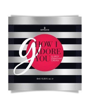Пробник геля для точки G Sensuva - G, How I Adore You G-Spot (6 мл) с экстрактом гуараны SO3546