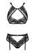 Комплект белья Obsessive Allastia 2-pcs set black S/M SX2577 фото 4