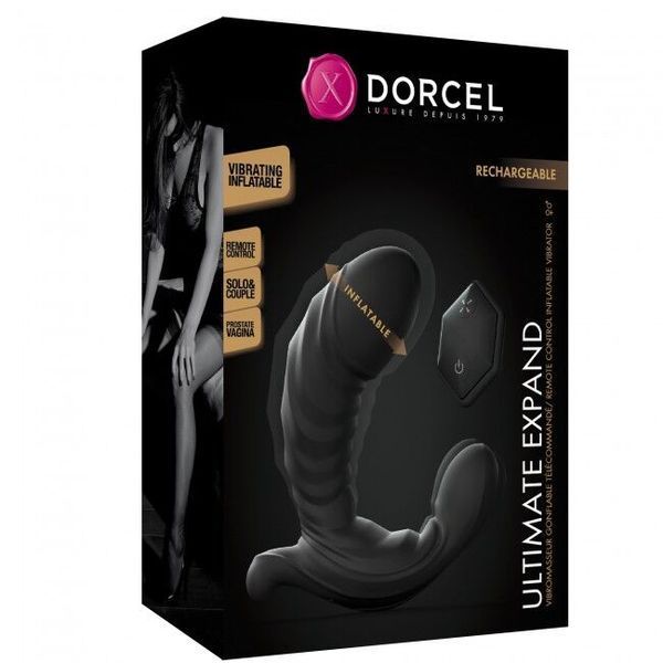 Универсальный вибратор с надувающимся стволом Dorcel ULTIMATE EXPAND SO5074