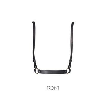 Портупея Bijoux Indiscrets MAZE - X Harness Black, екошкіра SO2676