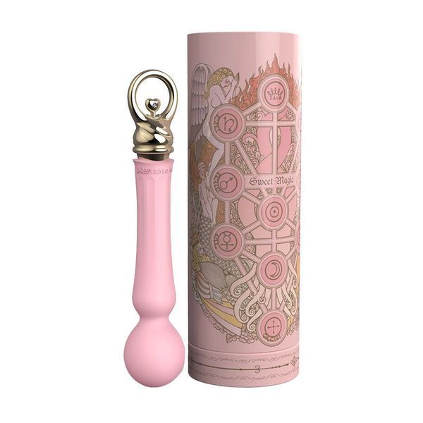 Вибромассажер с подогревом Zalo Sweet Magic - Confidence Wand Fairy Pink SO6676