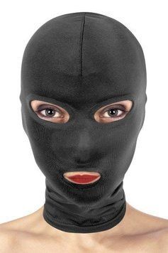 Капюшон для БДСМ с открытыми глазами и ртом Fetish Tentation Open Mouth and Eyes Hood SO3758
