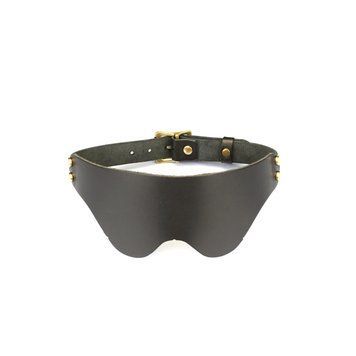 Шкіряна маска на очі Liebe Seele Samurai Blindfold SX2814