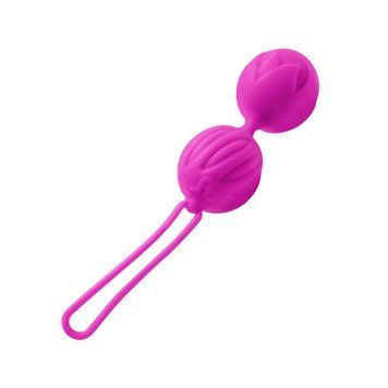 Вагинальные шарики Adrien Lastic Geisha Lastic Balls Mini Magenta (S), диаметр 3,4см, вес 85гр AD40511