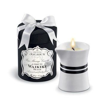 Массажная свечa Petits Joujoux - Waikiki Beach - Coconut and Pineapple (190 г) роскошная упаковка SO3143