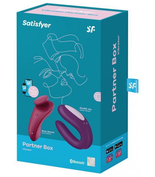 Набір Satisfyer Partner Box 1 (вібратор для пар Double Joy + вібратор у трусики Sexy Secret) SO7143