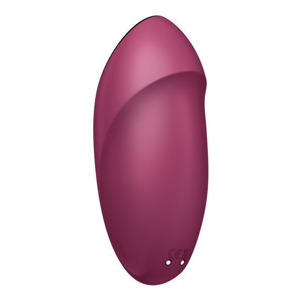 Вибростимулятор-пульсатор Satisfyer Tap & Climax 1 Red, эффект постукивания пальцем, 2 мотора SX0566