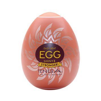 Мастурбатор-яйцо Tenga Egg Shiny II, плотный TPE, пробник лубриканта 5 мл SO9799