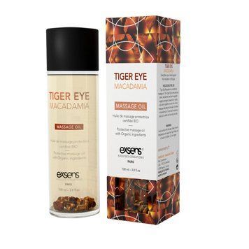 Масажна олія EXSENS Tiger Eye Macadamia (захист з тигровим оком) 100мл, натуральна SO2379