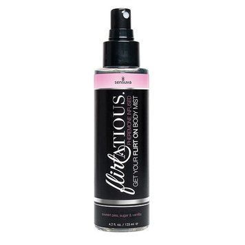 Спрей-міст для тіла з феромонами Sensuva Flirtatious Vanilla, Sugar, & Sweet Pea (125 мл) SO4939