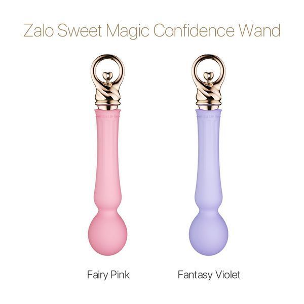 Вібромасажер із підігрівом Zalo Sweet Magic - Confidence Wand Fantasy Violet SO6677