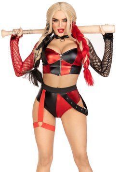 Еротичний костюм Leg Avenue Crime Spree Sweetie Costume M, топ, шорти SO9205