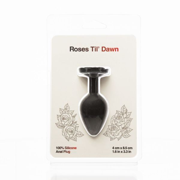 Анальная пробка BMS Roses Til&rsquo; Dawn Silicone Anal Plug Medium SX3148