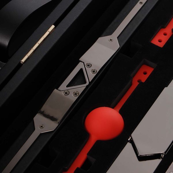 БДСМ-набір LOCKINK All-in-1 BDSM Play Kit, чорний, ремені, маска, кляпи, анальні пробки, свічки SX0821