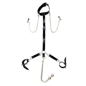 Бондажний набір з металевим анальним гаком Art of Sex Beatrice Bondage set with anal hook №&thinsp;3 SO8508