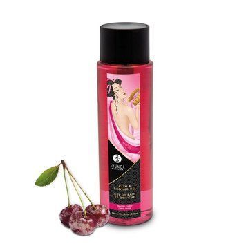Гель для ванни та душу Shunga Frosted Cherry, 370 мл, з рослинними оліями та вітаміном Е SX1028