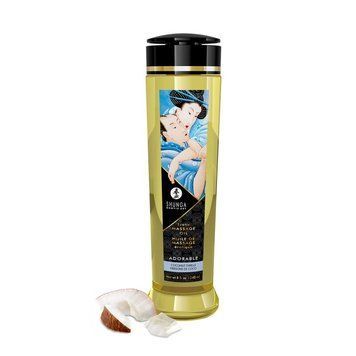 Масажна олія Shunga Adorable &ndash; Coconut thrills (240 мл) натуральна зволожувальна SO4810
