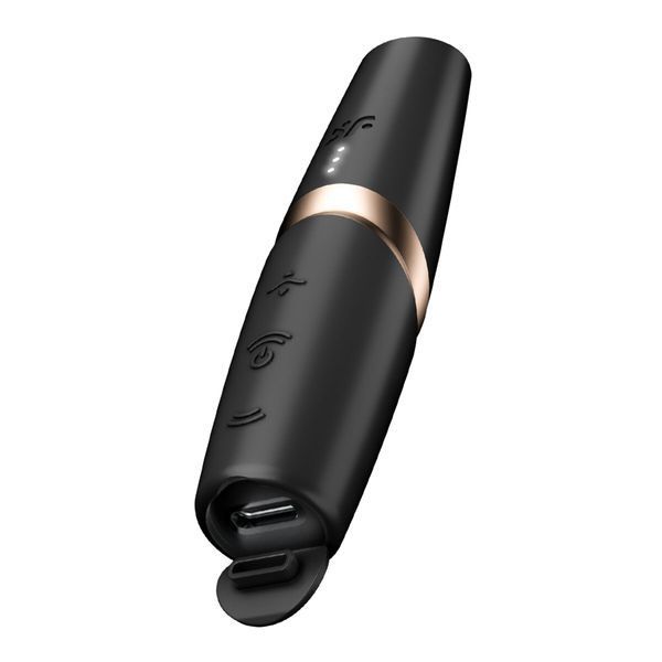 Вакуумний стимулятор Satisfyer Perfect Kiss, магнітна технологія 3D Air Pulse, 30 режимів роботи SX2161