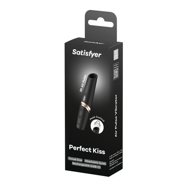 Вакуумний стимулятор Satisfyer Perfect Kiss, магнітна технологія 3D Air Pulse, 30 режимів роботи SX2161