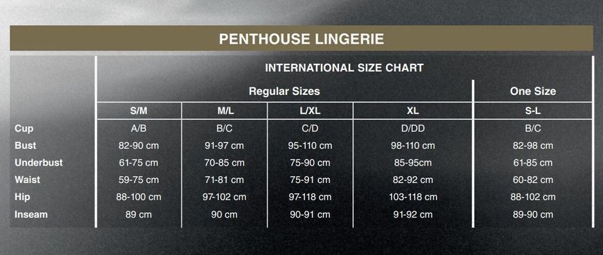 Боді Penthouse All The Way S/L Black, відкрита спинка, рукави, низ у вигляді високих трусиків танга SO6433