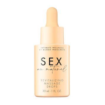 Відновлювальні краплі для масажу Bijoux Indiscrets Sex au Naturel &mdash; Revitalizing Massage Drops SO6632