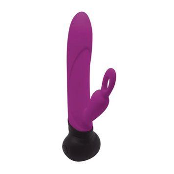Вібратор з обертанням стовбура Adrien Lastic Mini Bonnie з петелькою для пальчика AD10861