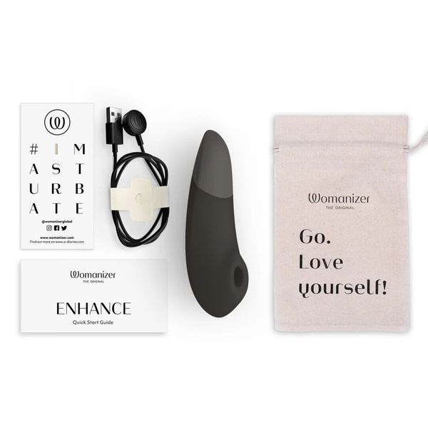 Вакуумний кліторальний стимулятор Womanizer Enhance Black SX2519