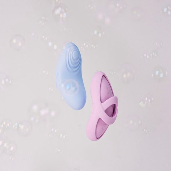 Смарт-вібратор для клітора Svakom Echo 2 Pink Lilac, підігрів до 38 &deg;C, знімна насадка на палець SX2449