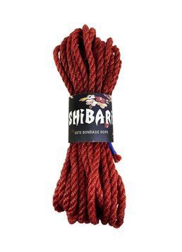 Джутова мотузка для шібарі Feral Feelings Shibari Rope, червона, 8 м SO4005