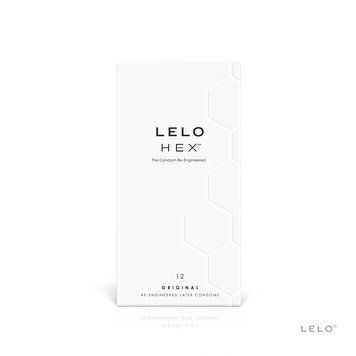 Презервативы LELO HEX Condoms Original 12 Pack, тонкие и суперпрочные SX1294