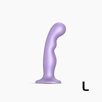 Насадка для страпона Strap-On-Me Dildo Plug P&G Lilas Metallic L SO9004