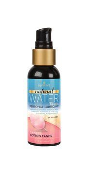 Смазка на водной основе Sensuva Natural Water-Based Cotton Candy (57 мл) без глицерина и парабенов SO4944