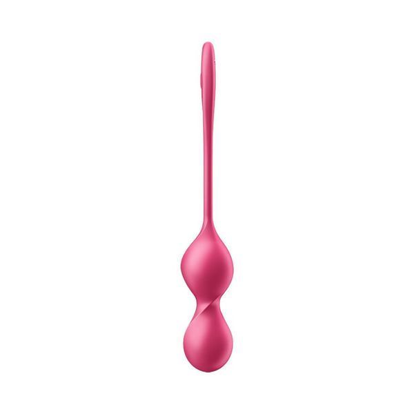 Вагинальные смарт-шарики с вибрацией Satisfyer Love Birds 2 Connect App Red, 86 г, пульт ДУ SX0571