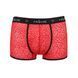Мужские прозрачные боксеры Passion 046 SHORT PARKER L/XL Red, сетка, под леопард SO7609 фото 5