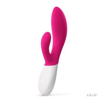 Вібратор-кролик LELO Ina Wave 2 Cerise, манливий рух стовбура + вібрації SO8080