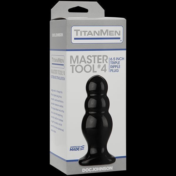 Анальний стимулятор Doc Johnson Titanmen Tools &ndash; Master, діаметр 6,6 см SO2808