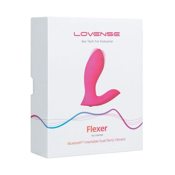 Смарт-вібратор у трусики Lovense Flexer, манливий рух + вібрація, стимуляція клітора та точки G SO7485
