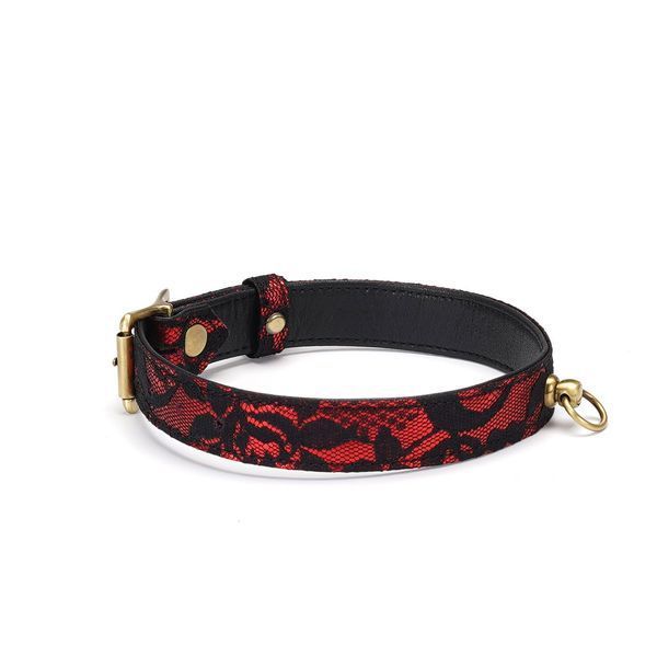 Чокер з кільцем для повідця Liebe Seele Victorian Garden Choker SO9471