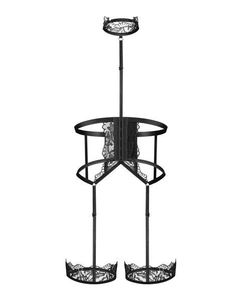 Портупея Obsessive Hersis, кружевная, S/M SX3089