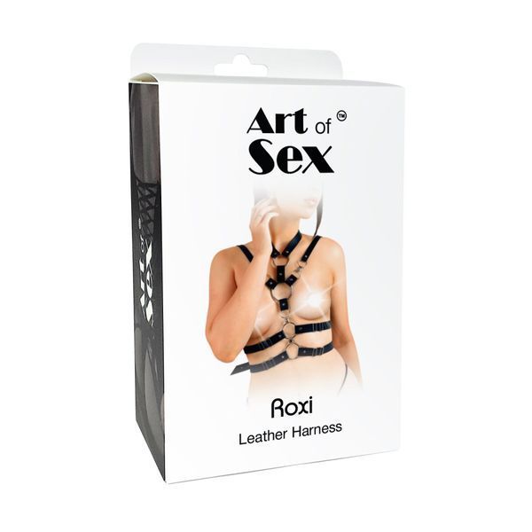 Сексуальна портупея жіноча Art of Sex - Roxi, розмір XS-2XL, колір чорний SO9847