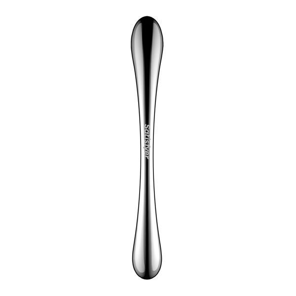 Металевий дилдо Satisfyer Cosmic Crest 1, двосторонній, можна нагрівати й охолоджувати SX3251