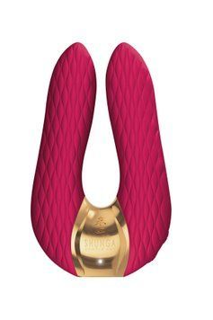 Вібратор для клітора Shunga Aiko Raspberry, гнучкі кінчики SO6900