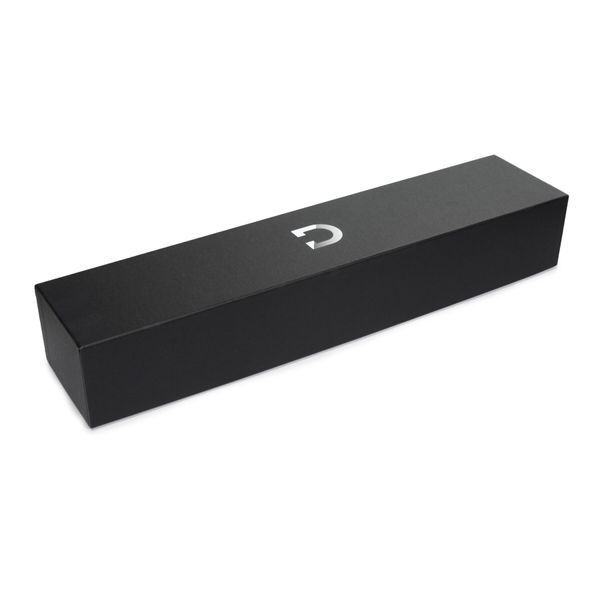 Премиальный вибромассажер DOXY Die Cast матово-черный, с покрытием из 24-каратного золота SX2455