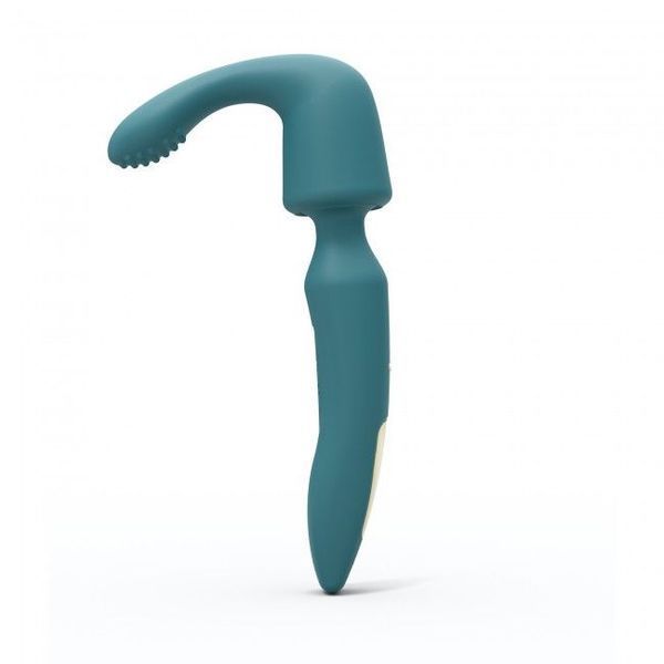 Вібромасажер з двома насадками Love To Love R-EVOLUTION TEAL ME, гнучка головка SO3823