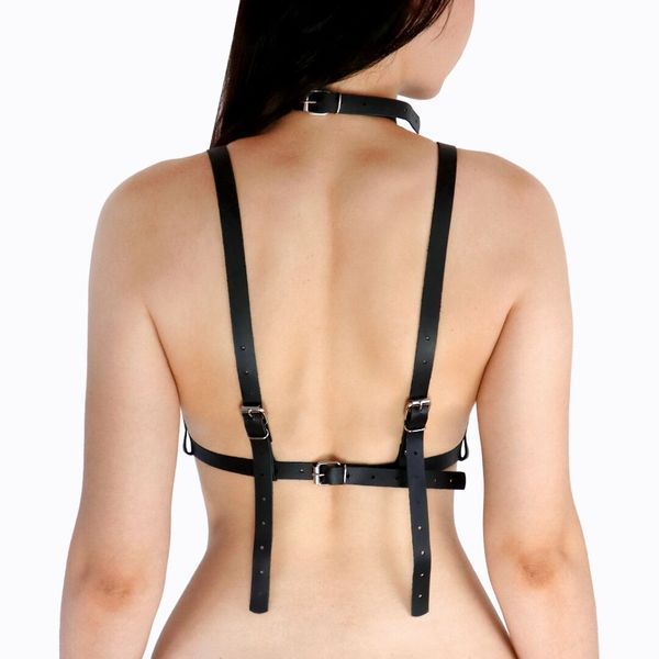 Женская портупея Art of Sex - Delaria Leather harness, Черный XS-M SO8306