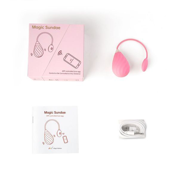 Смарт-виброяйцо Magic Motion Sundae Pink SO7014