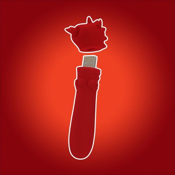 Вибратор-единорожка Unihorn USB Bullet &ndash; Blaze Diablo вибропуля, USB-зарядка, 10 режимов SX2859