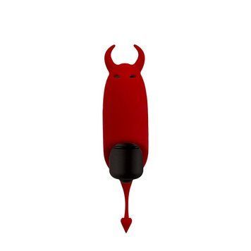 Віброкуля Adrien Lastic Pocket Vibe Devol з хвостиком і ріжками AD30594